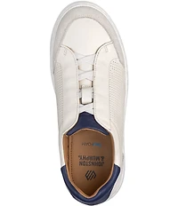 Johnston & Murphy Boys' Anders Leather Suede Stretch Lace Sneakers (Youth)
