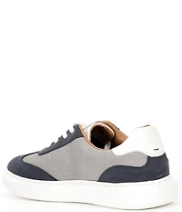 Johnston & Murphy Boys' Anders Leather T-Toe Lace Up Sneakers (Youth)
