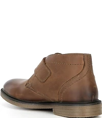 Johnston & Murphy Boys' Calder Leather Hook-and-Loop Chukka Boots (Infant)