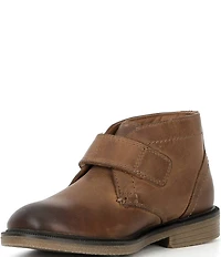 Johnston & Murphy Boys' Calder Leather Hook-and-Loop Chukka Boots (Infant)