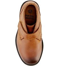 Johnston & Murphy Boys' Calder Leather Hook-and-Loop Chukka Boots (Infant)
