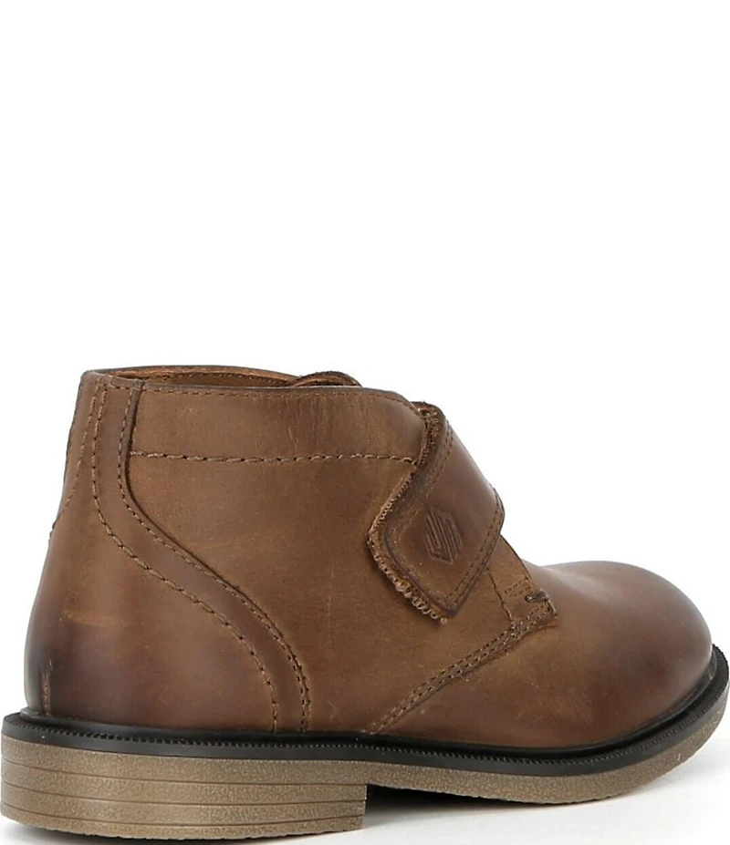 Johnston & Murphy Boys' Calder Leather Hook-and-Loop Chukka Boots (Toddler)