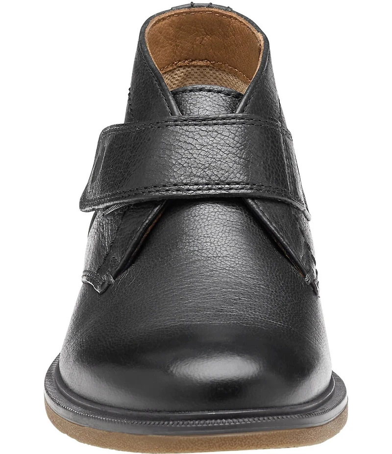 Johnston & Murphy Boys' Calder Leather Hook-and-Loop Chukka Boots (Toddler)