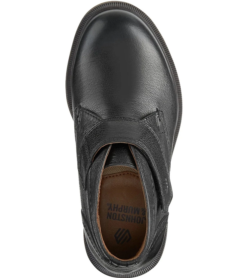 Johnston & Murphy Boys' Calder Leather Hook-and-Loop Chukka Boots (Toddler)