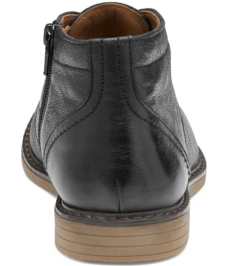 Johnston & Murphy Boys' Calder Leather Lace Up Chukka Boots (Youth)