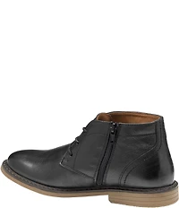 Johnston & Murphy Boys' Calder Leather Lace Up Chukka Boots (Youth)