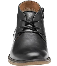 Johnston & Murphy Boys' Calder Leather Lace Up Chukka Boots (Youth)