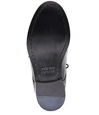 Johnston & Murphy Boys' Conard Leather Cap Toe Brogue Detail Oxfords (Toddler)