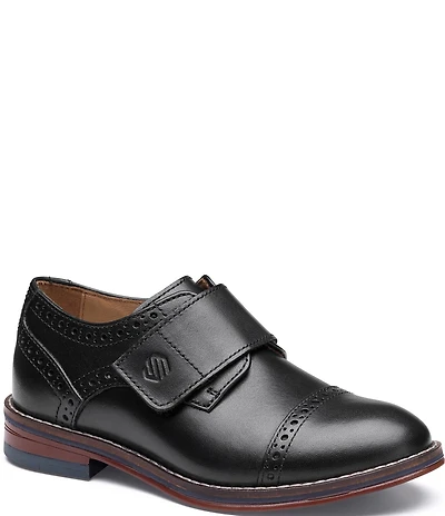 Johnston & Murphy Boys' Conard Monk Cap Toe Oxfords (Toddler)