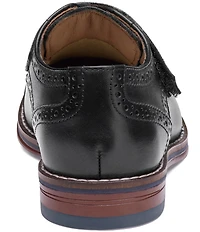 Johnston & Murphy Boys' Conard Monk Cap Toe Oxfords (Toddler)