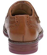 Johnston & Murphy Boys' Conard Monk Cap Toe Oxfords (Toddler)