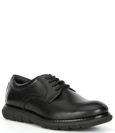 Johnston & Murphy Boys' Holden Leather Plain Toe Oxfords (Youth)