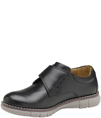 Johnston & Murphy Boys' Holden Leather Alternative Closure Brogue Detail Oxfords (Toddler)
