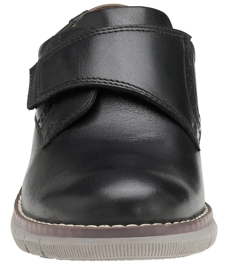 Johnston & Murphy Boys' Holden Leather Alternative Closure Brogue Detail Oxfords (Toddler)