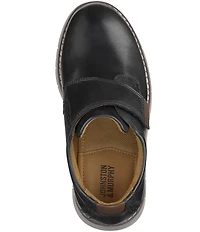 Johnston & Murphy Boys' Holden Leather Alternative Closure Brogue Detail Oxfords (Toddler)