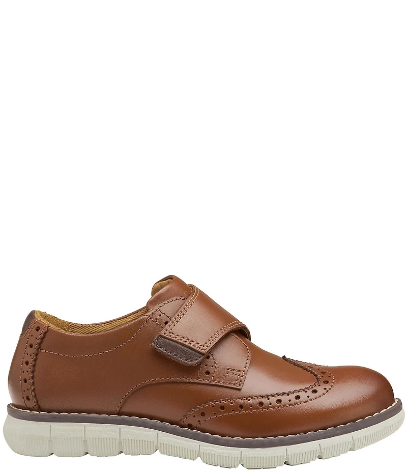 Johnston & Murphy Boys' Holden Alternative Closure Leather Wingtip Oxfords (Infant)