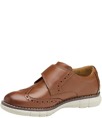 Johnston & Murphy Boys' Holden Alternative Closure Leather Wingtip Oxfords (Infant)