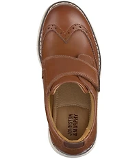 Johnston & Murphy Boys' Holden Alternative Closure Leather Wingtip Oxfords (Infant)