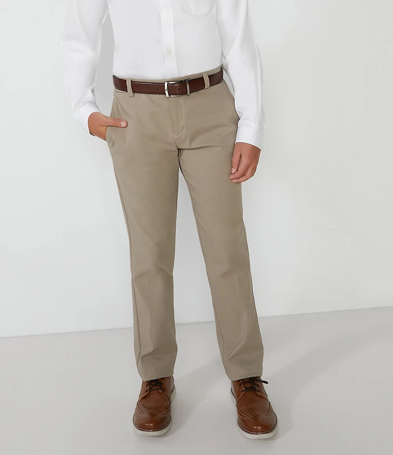 Johnston & Murphy Boys' Holden Leather Lace Up Wingtip Oxfords (Youth)