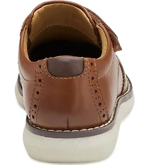 Johnston & Murphy Boys' Holden Leather Alternative Closure Wingtip Oxfords (Toddler)