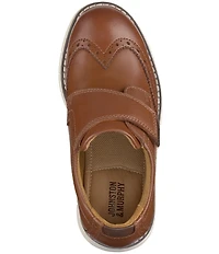 Johnston & Murphy Boys' Holden Leather Alternative Closure Wingtip Oxfords (Toddler)