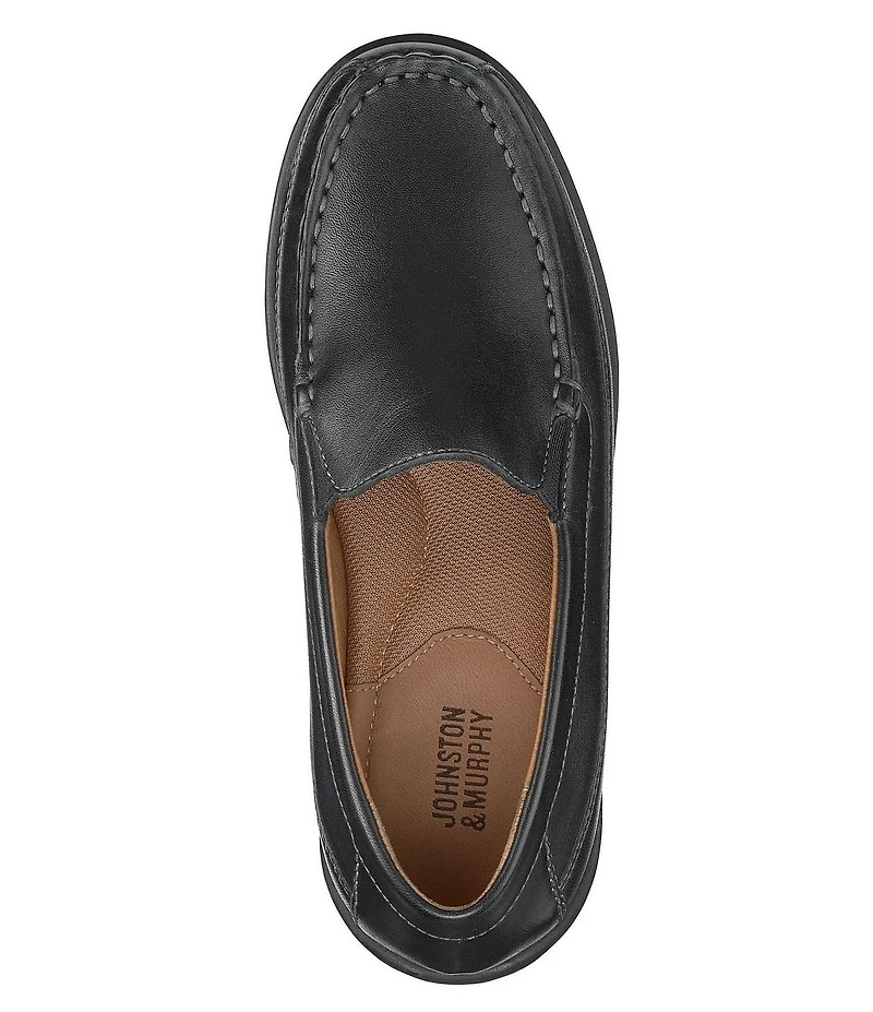 Johnston & Murphy Boys' Locklin Leather Venetian Loafers (Youth)