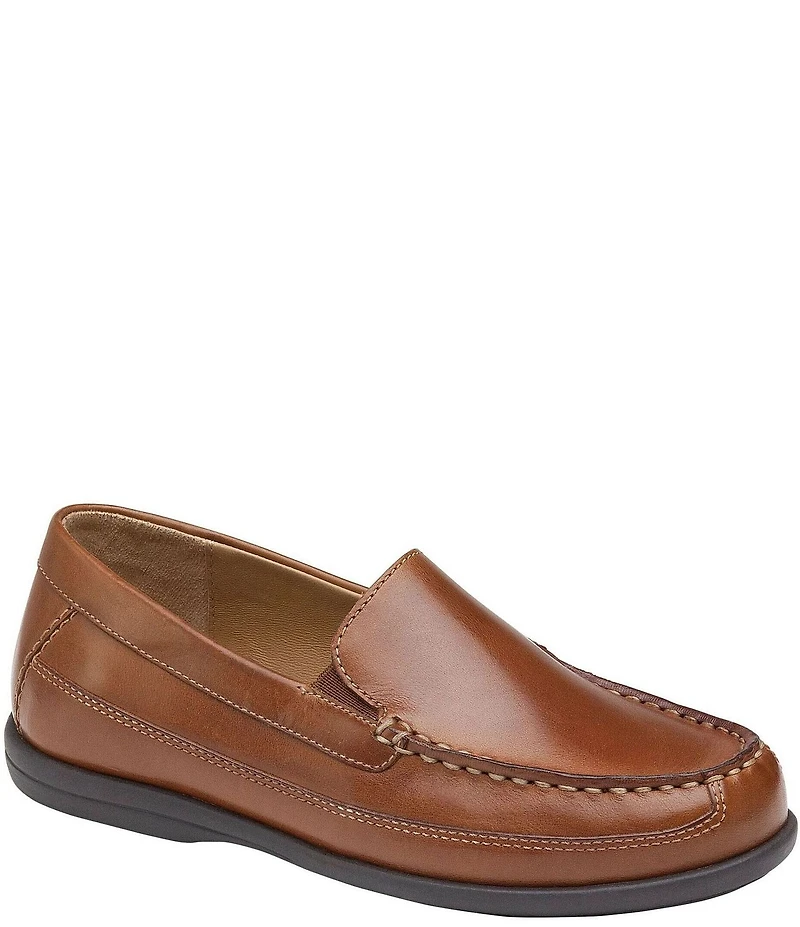 Johnston & Murphy Boys' Locklin Leather Venetian Loafers (Youth)