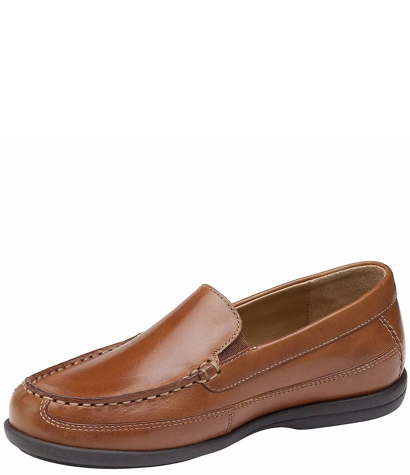 Johnston & Murphy Boys' Locklin Leather Venetian Loafers (Youth)