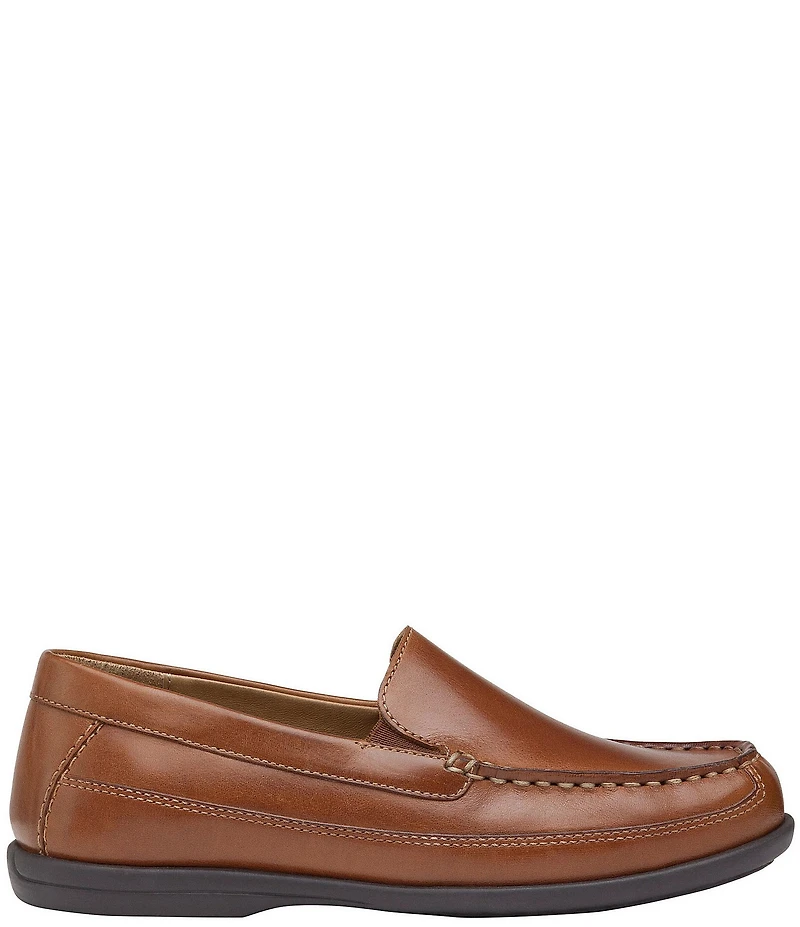 Johnston & Murphy Boys' Locklin Leather Slip On Venetian Loafers (Infant)