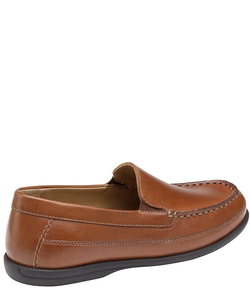 Johnston & Murphy Boys' Locklin Leather Slip On Venetian Loafers (Infant)