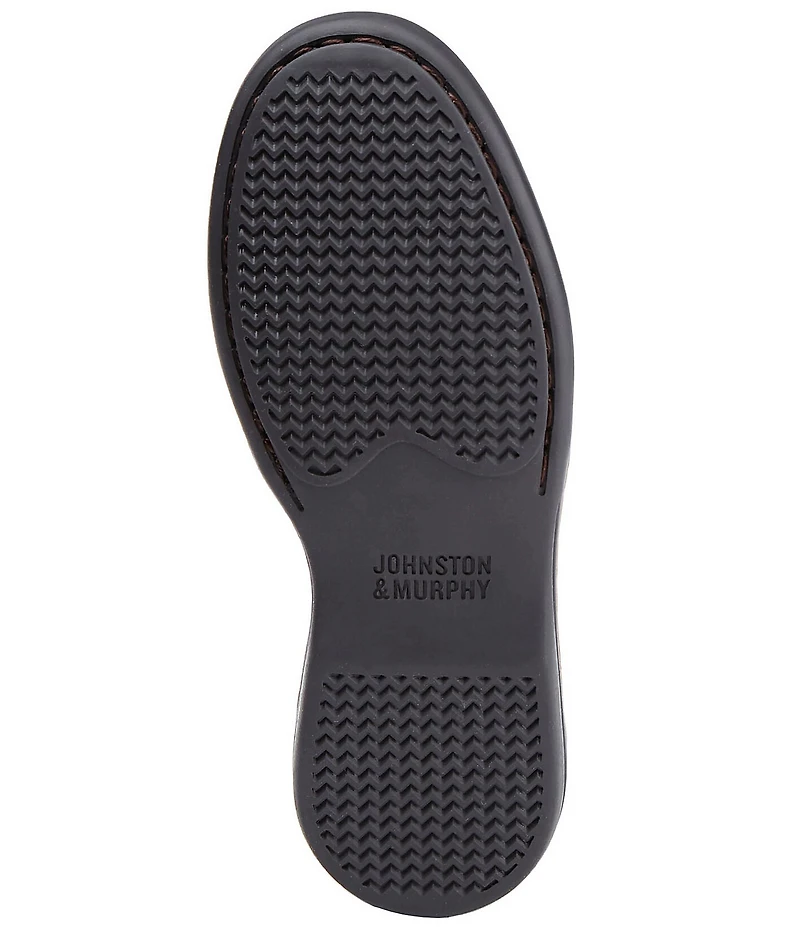 Johnston & Murphy Boys' Locklin Leather Slip On Venetian Loafers (Infant)