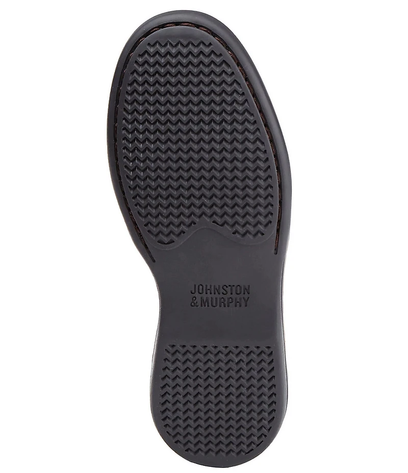 Johnston & Murphy Boys' Locklin Leather Slip On Venetian Loafers (Toddler)