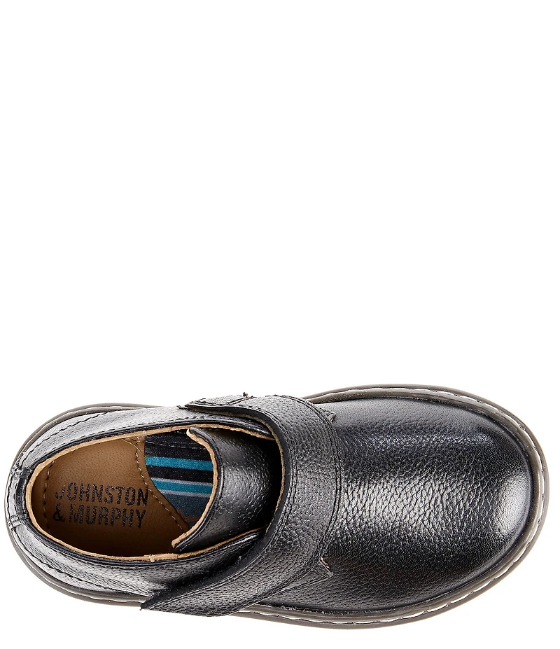 Johnston & Murphy Boys' McGuffey Leather Hook-and-Loop Chukka Boots (Infant)