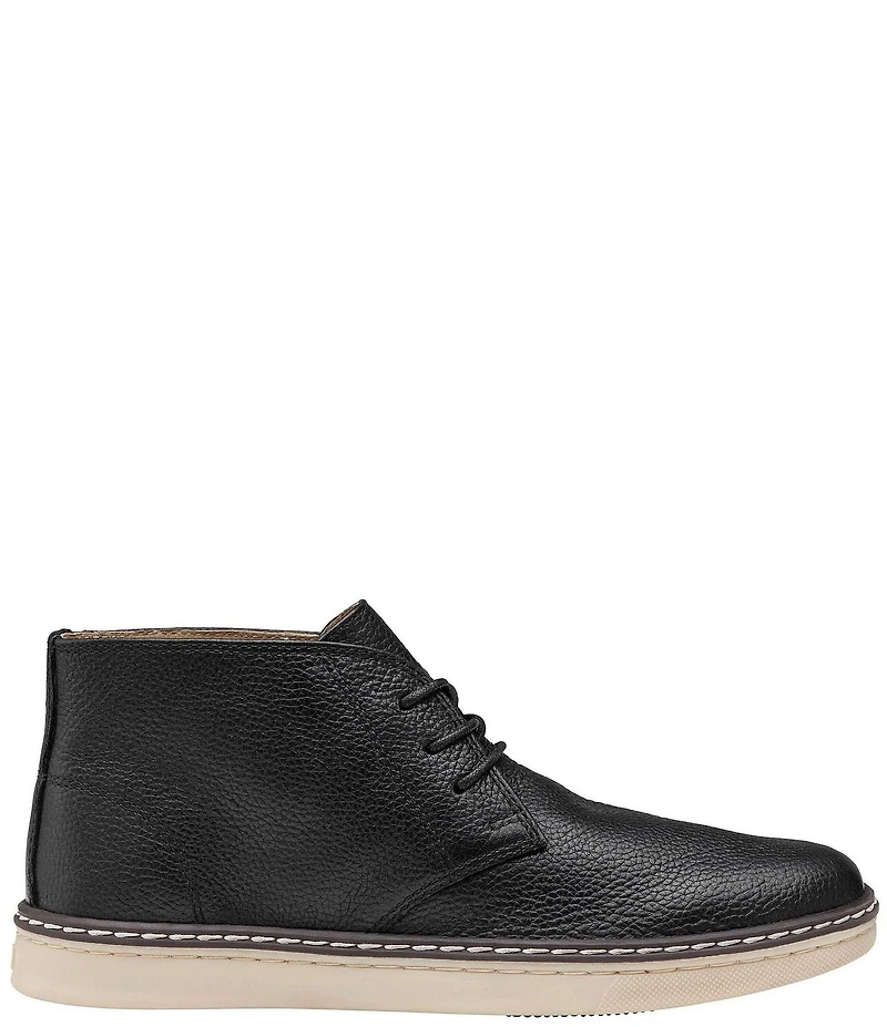 Johnston & Murphy Boys' McGuffey Leather Lace Up Chukka Boots (Youth)