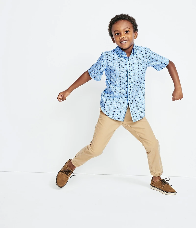 Johnston & Murphy Boys' McGuffey Nubuck Plain Toe Sneakers (Toddler)
