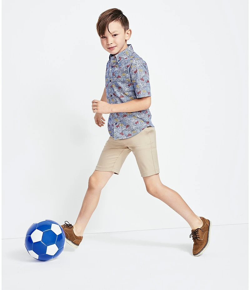 Johnston & Murphy Boys' McGuffey Nubuck Plain Toe Sneakers (Toddler)