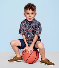 Johnston & Murphy Boys' McGuffey Nubuck Alternative Closure Sneakers (Toddler)