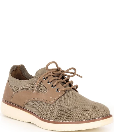Johnston & Murphy Boys' Upton Knit Plain Toe Lace Up Oxfords (Youth)