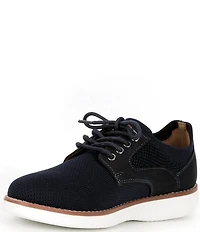 Johnston & Murphy Boys' Upton Knit Plain Toe Lace Up Oxfords (Youth)