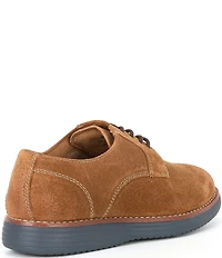 Johnston & Murphy Boys' Upton Suede Plain Toe Lace Up Oxfords (Youth)