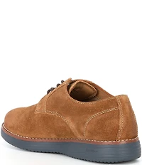 Johnston & Murphy Boys' Upton Suede Plain Toe Lace Up Oxfords (Youth)