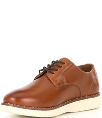 Johnston & Murphy Boys' Upton Plain Toe Leather Lace Up Oxfords (Youth)