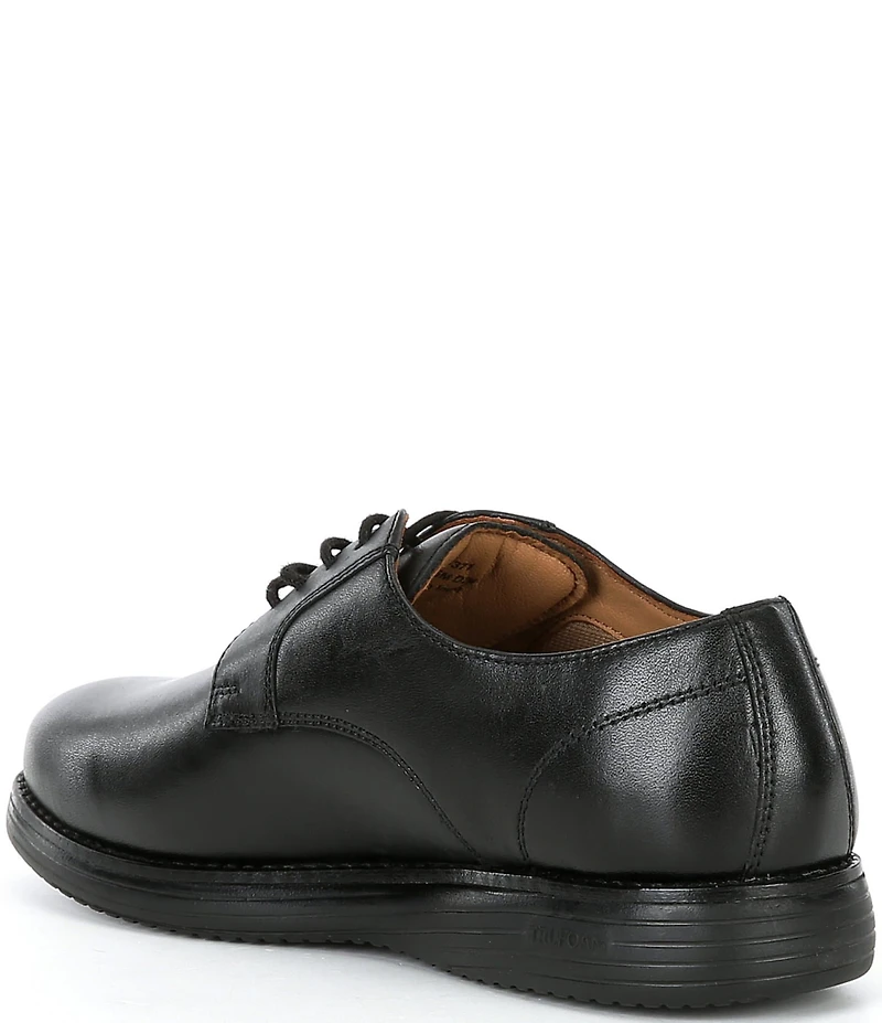 Johnston & Murphy Boys' Upton Plain Toe Leather Lace Up Oxfords (Youth)