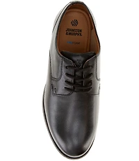 Johnston & Murphy Boys' Upton Plain Toe Leather Lace Up Oxfords (Youth)