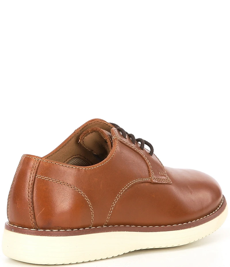 Johnston & Murphy Boys' Upton Plain Toe Leather Lace Up Oxfords (Youth)