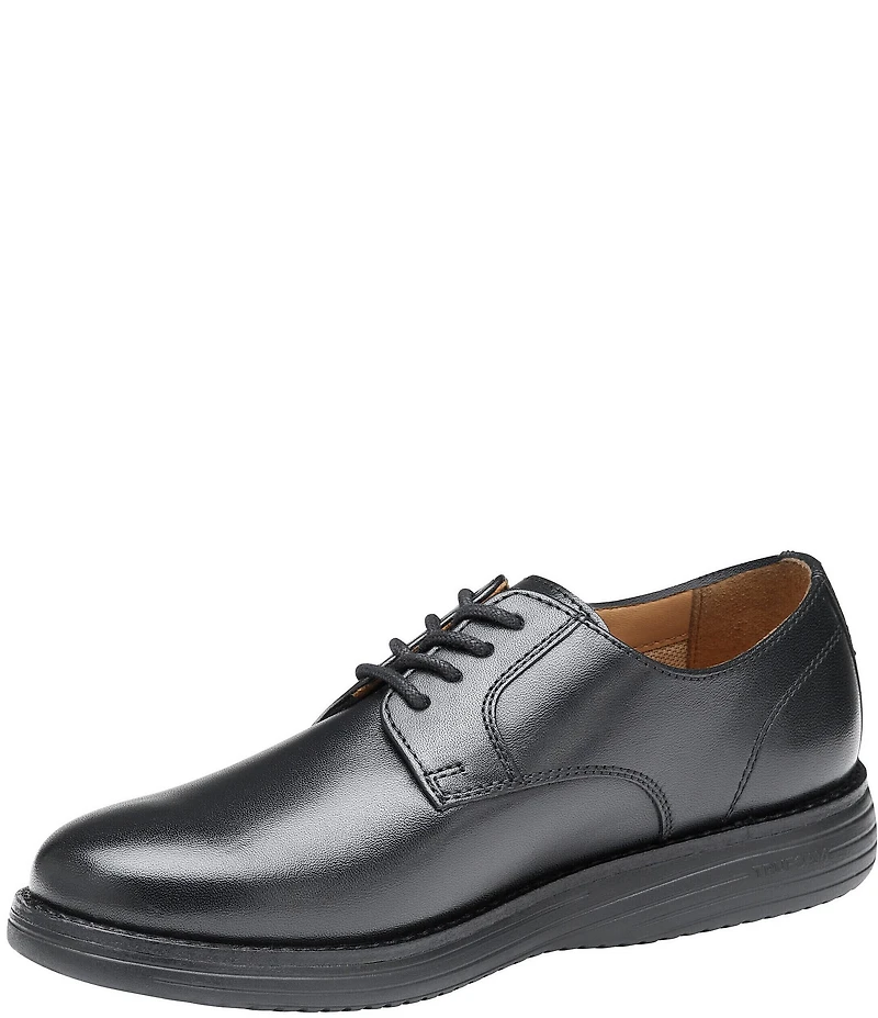 Johnston & Murphy Boys' Upton Plain Toe Leather Lace Up Oxfords (Youth)