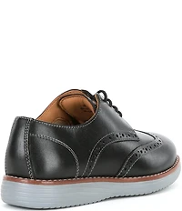 Johnston & Murphy Boys' Upton Leather Lace Up Wingtip Oxfords (Youth)