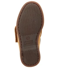 Johnston & Murphy Boys' Zeke Leather Alternative Closure Boat Shoes (Toddler)