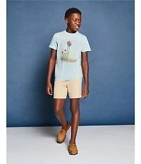 Johnston & Murphy Boys' Zeke Leather Boat Shoes (Youth)