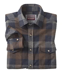 Johnston & Murphy Brushed Large Plaid Long Sleeve Woven Shirt